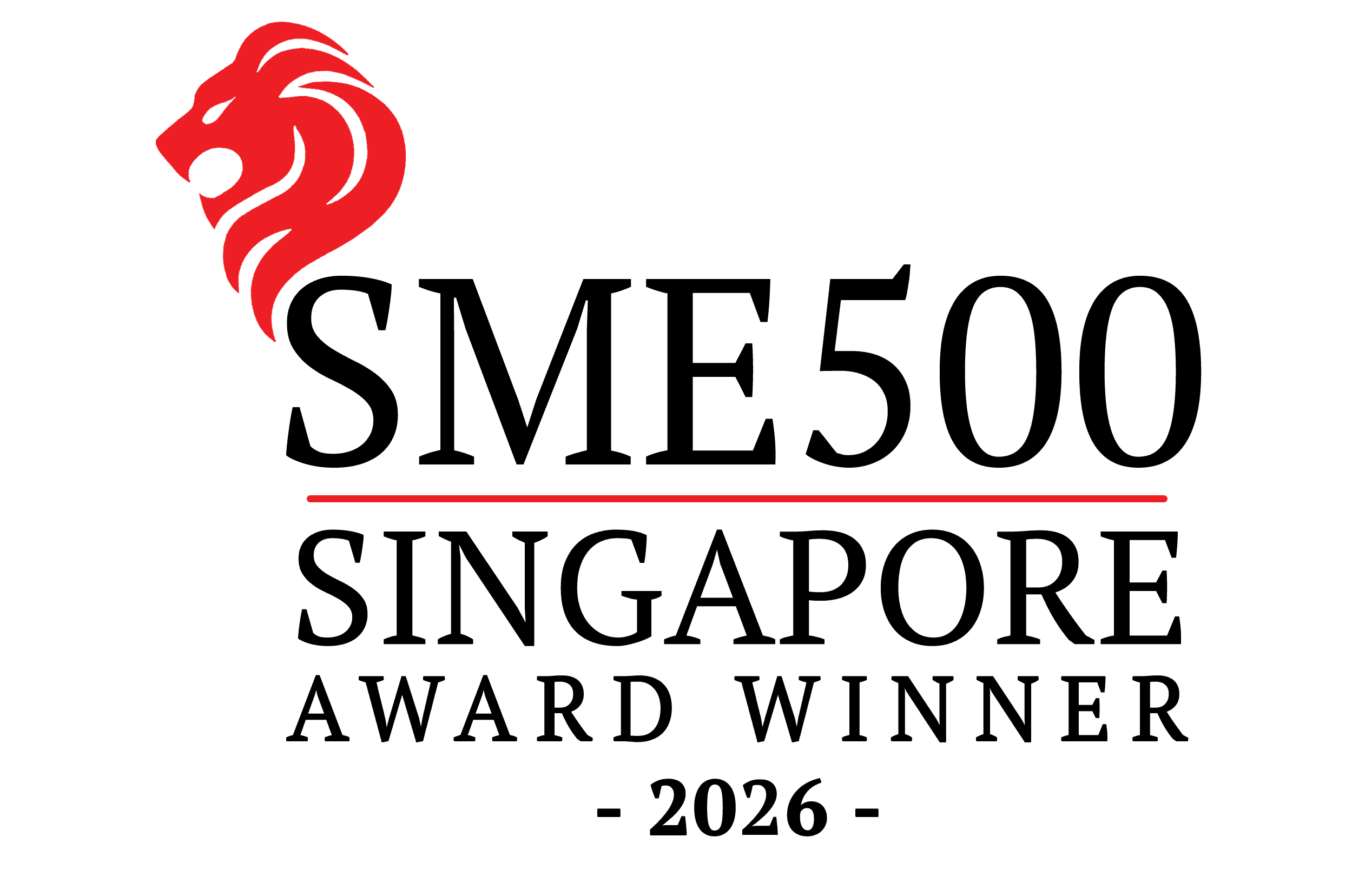 Singapore SME 500 Award Winner 2026 authorised trademark